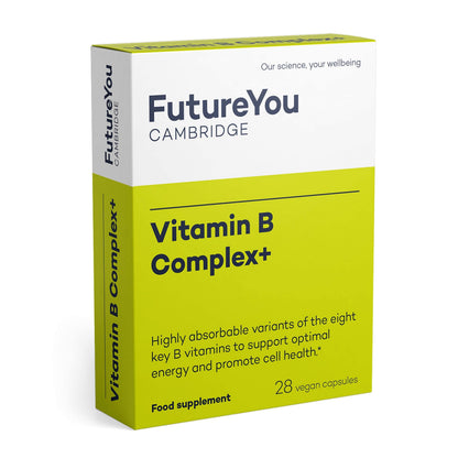 Vitamin B Complex+ Supplements - 8 Key B Vitamins for Optimal Cell Health - Energy Capsules