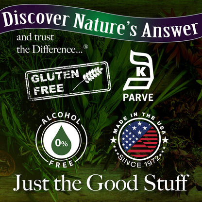 Nature's Answer Red Clover Extract Supplement Alcohol Free 1 Oz (Pack of 4) - Natural Mood Support