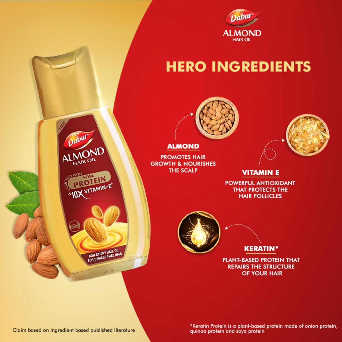 Dabur Almond Hair Oil 500ml