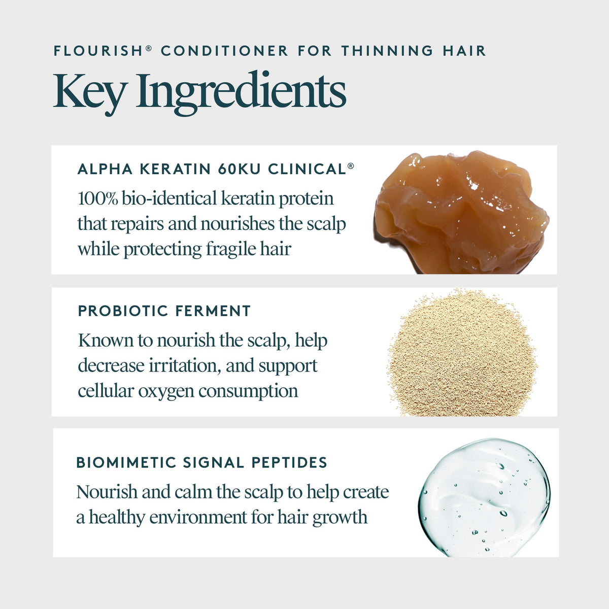 VIRTUE Flourish Conditioner for Fine or Thinning Hair, Sulfate Free Hair Growth Product, Detangles and Thickens, Color Safe
