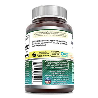 Amazing Formulas Biotin 10,000 mcg - Fast Dissolve Tablets - Non-GMO - Gluten Free Supplement - Made in USA (Strawberry, 60 Count)