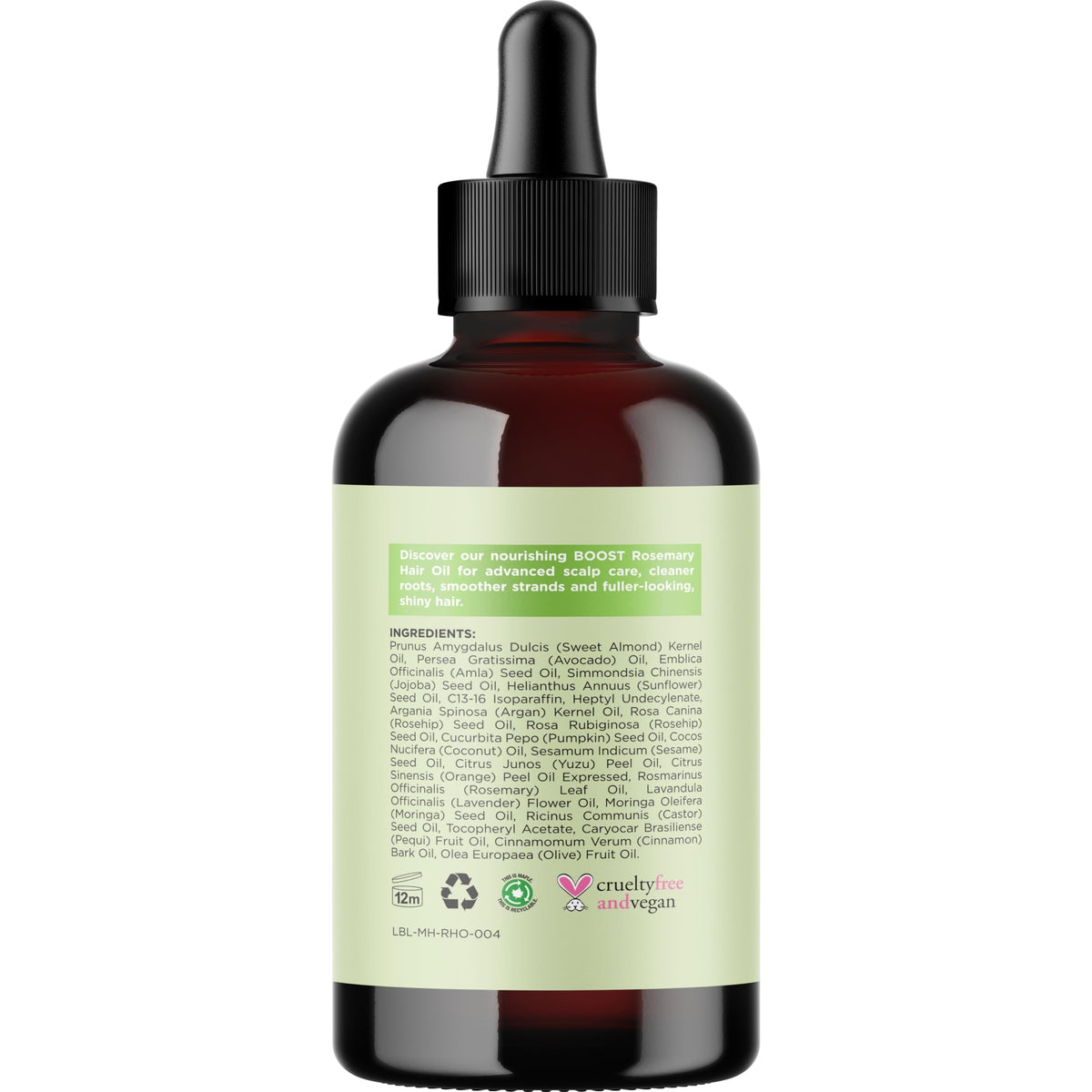 Volumizing Rosemary Hair Oil Serum - Moisturizing Scalp and Hair Oil for Men & Women Infused with Amla Black Castor Pumpkin Argan & Jojoba - Lightweight Hydrating Vegan & Color Safe (Rosemary Scent)