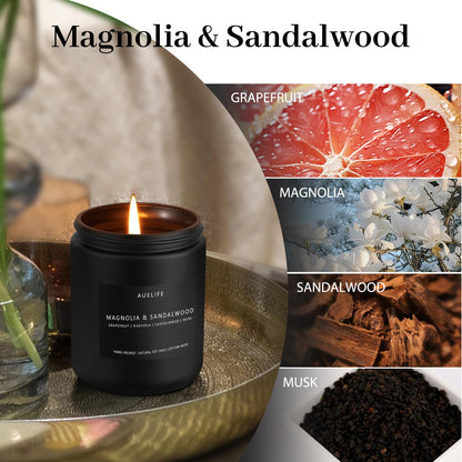 Scented Candles Set - Men Candles Set, Candles for Men Scented Candles for Home - 4 Pack Candles Scents