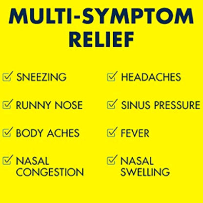 Advil Multi Symptom Cold and Flu Medicine, Cold Medicine for Adults with Ibuprofen, Phenylephrine HCL