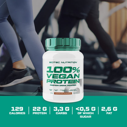 Scitec Nutrition 100% Vegan Protein - 5 Plant-Based Protein Sources - Fortified with Vitamin B12