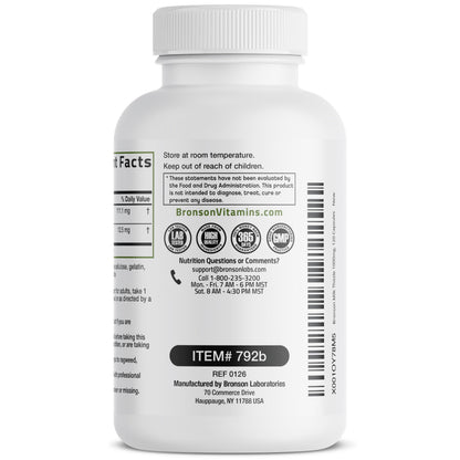 Bronson Milk Thistle Silymarin Marianum & Dandelion Extract, 120 Capsules - 2-in-1 Liver Cleanse, Health, Detox & Antioxidant Support, Non-GMO, Gluten-Free, Soy-Free