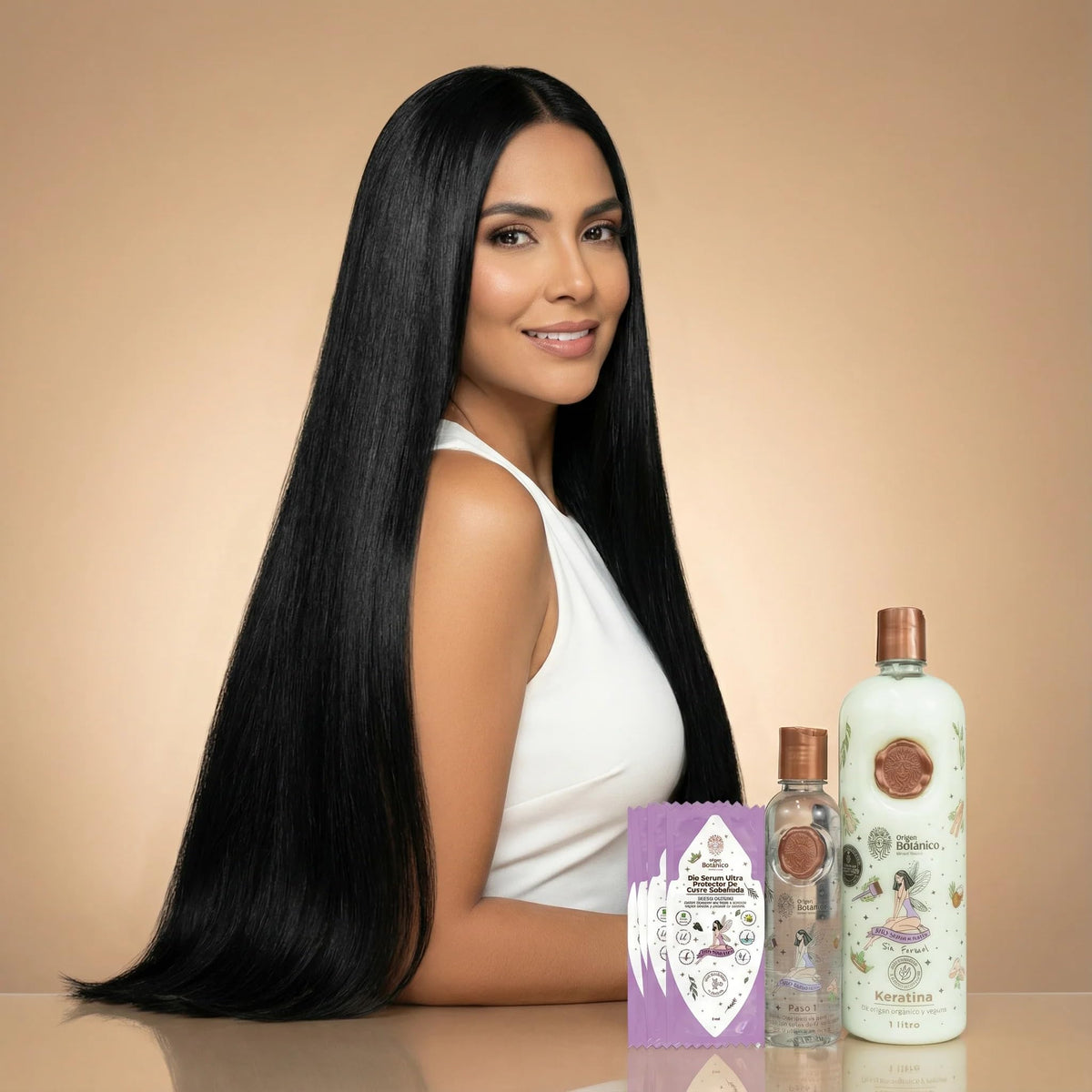 RItual Botanico Keratin Hair Treatment - Keratina Para Alisar El Pelo - Origen Botanico Hair Relaxer - Brillo Sedocidad y Nutrición Frizz Control - Keratina 1000ML/ 33,8 fl oz - 1 LITRO