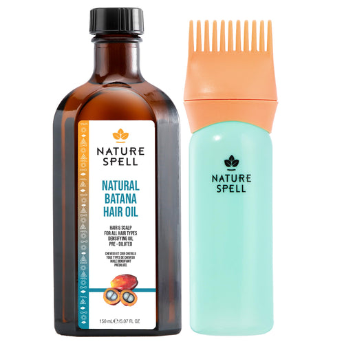 Nature Spell Batana Oil for Hair Growth with Comb Applicator, 5.07 Fl Oz