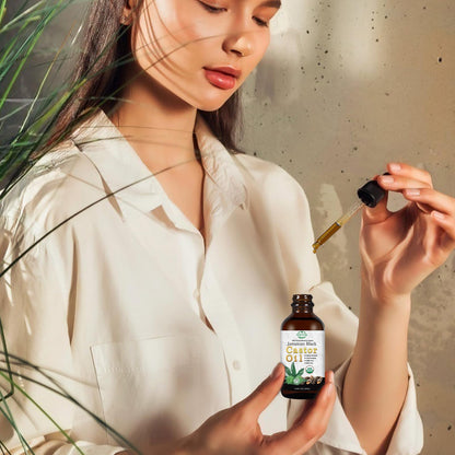 MMPANG Jamaican Black Castor Oil, Organic Cold Pressed Hair Oil Hexane Free