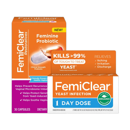 FemiClear 1-Day Dose Restoratives Complex Probiotic Bundle