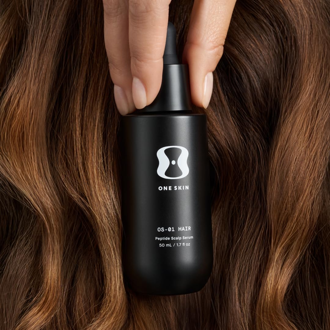 oneskin HAIR OS-01 Peptide Scalp Supplement Bundle - Reduce Shedding & Support Hair Density, 150 mL / 5 Fl Oz