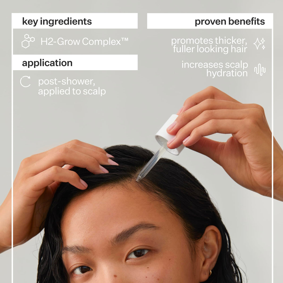 Act+ Acre Cold Processed Stem Cell Scalp Serum - For Thicker, Fuller Looking Hair - Apple Stem Cells, Bamboo Extract, Aloe Vera - Strengthen, Hydrate, Reduce Shedding - Vegan, Color Safe - 1 fl oz.