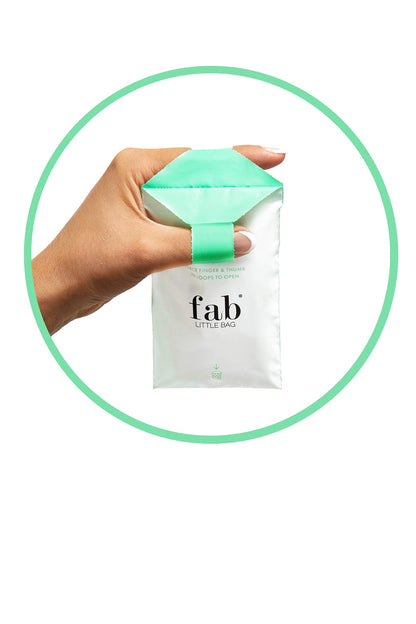 Fab Little Bag Starter Plus Pack - 45 Sanitary Disposal Bags Plus Recyclable Refill Pack