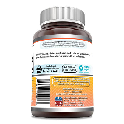 Amazing Formulas Berberine 1000mg Per Serving 120 Capsules Supplement - Non GMO