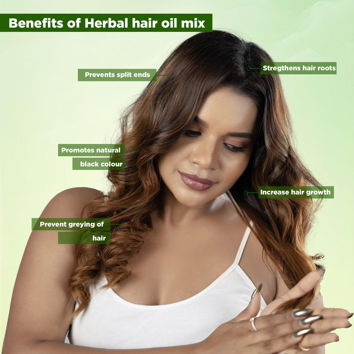 LuxePureva Herbal Hair Oil Mix - Herbs For Hair Growth - 19 Vital Herbs For Long, Thick, And Lustrous Hair - Hair Care Product For Women And Men - DIY Oil Infusion - DOES NOT INCLUDE OIL