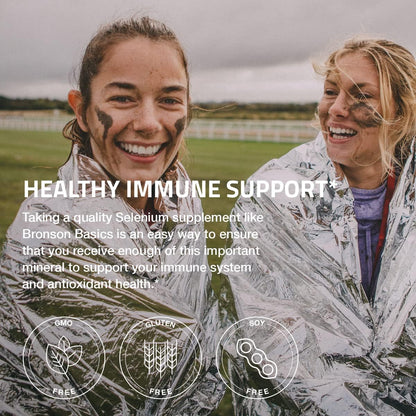 Bronson Selenium 200 mcg Immune & Antioxidant Support Essential Mineral, 250 Vegetarian Tablets