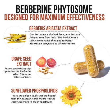 SoActive Berberine 550mg: 9.6X Higher Absorption