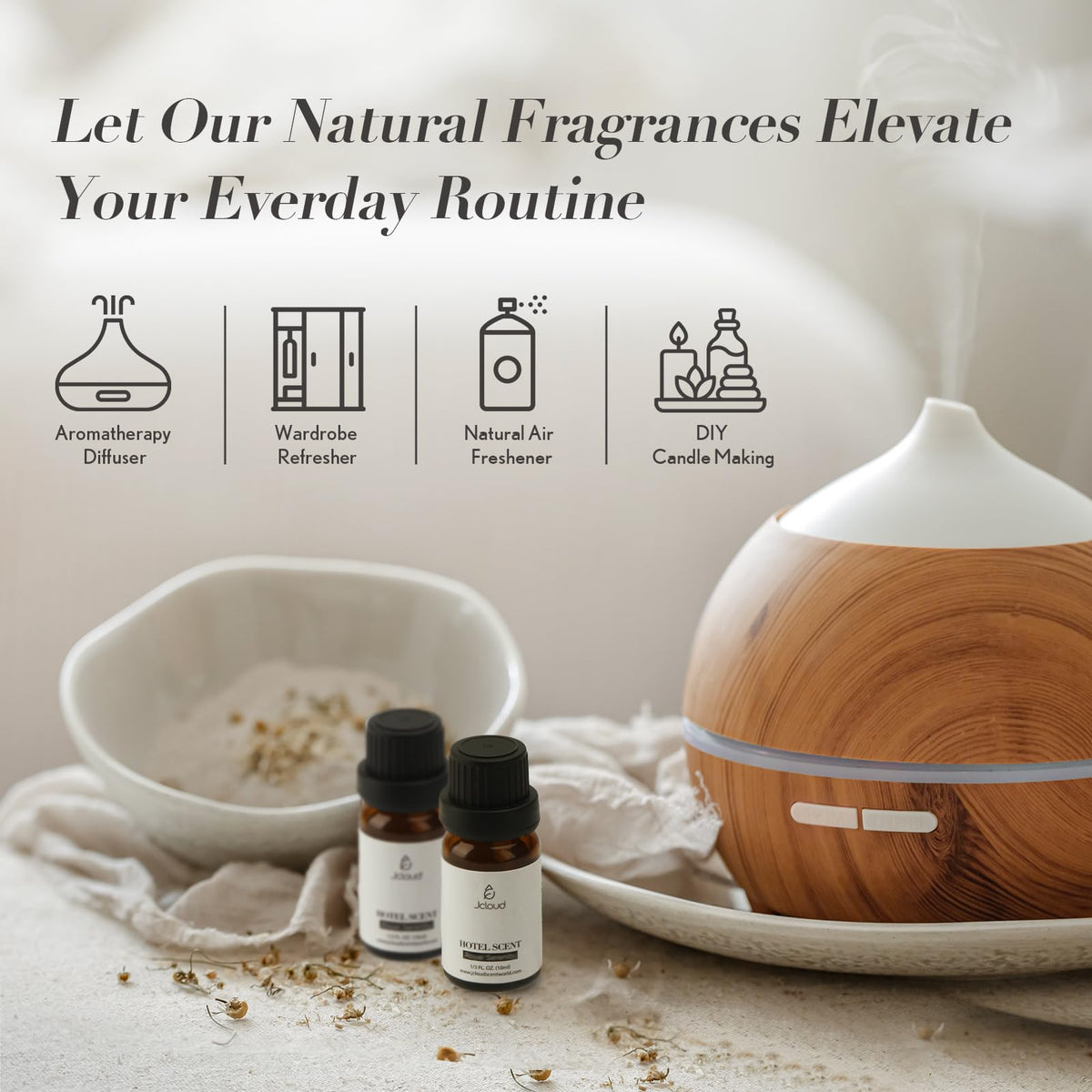 JCLOUD Royal Serenity Essential Oil Inspired by Ritz-Carlton Hotel - Hotel Collection - Pure Aromatherapy