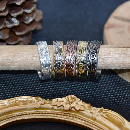 Vicmag Copper Magnetic Ring for Women Men 100% Solid Pure Copper Adjustable with Jewelry Gift Box