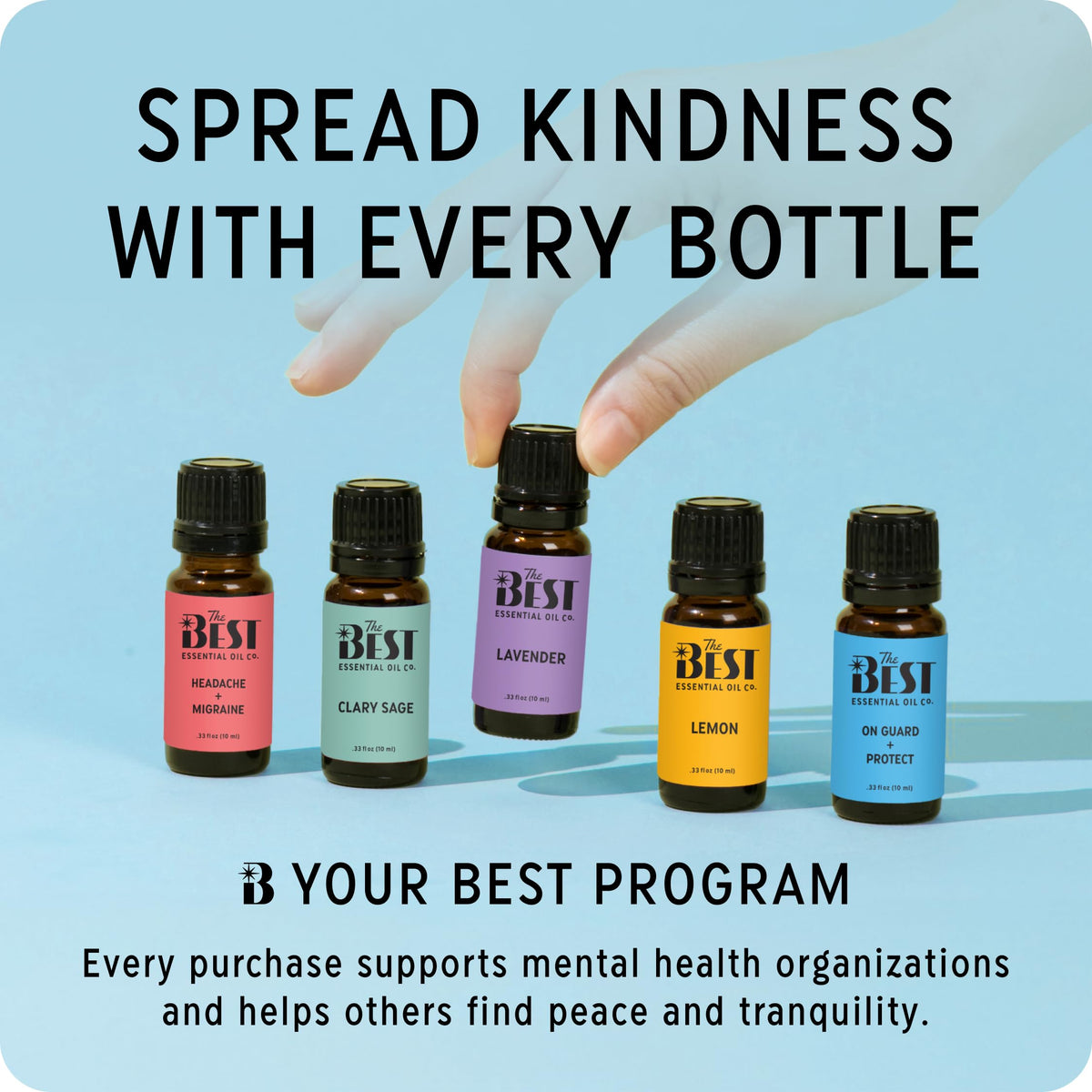 The Best Headache + Migraine Essential Oil Blend- Premium Grade- 100% Pure & Natural for Aromatherapy