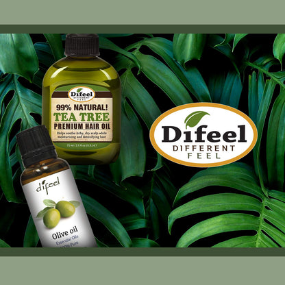 Difeel Premium Natural Deep Conditioning Hair Oil - Brazil Nut Oil 2.5 ounce