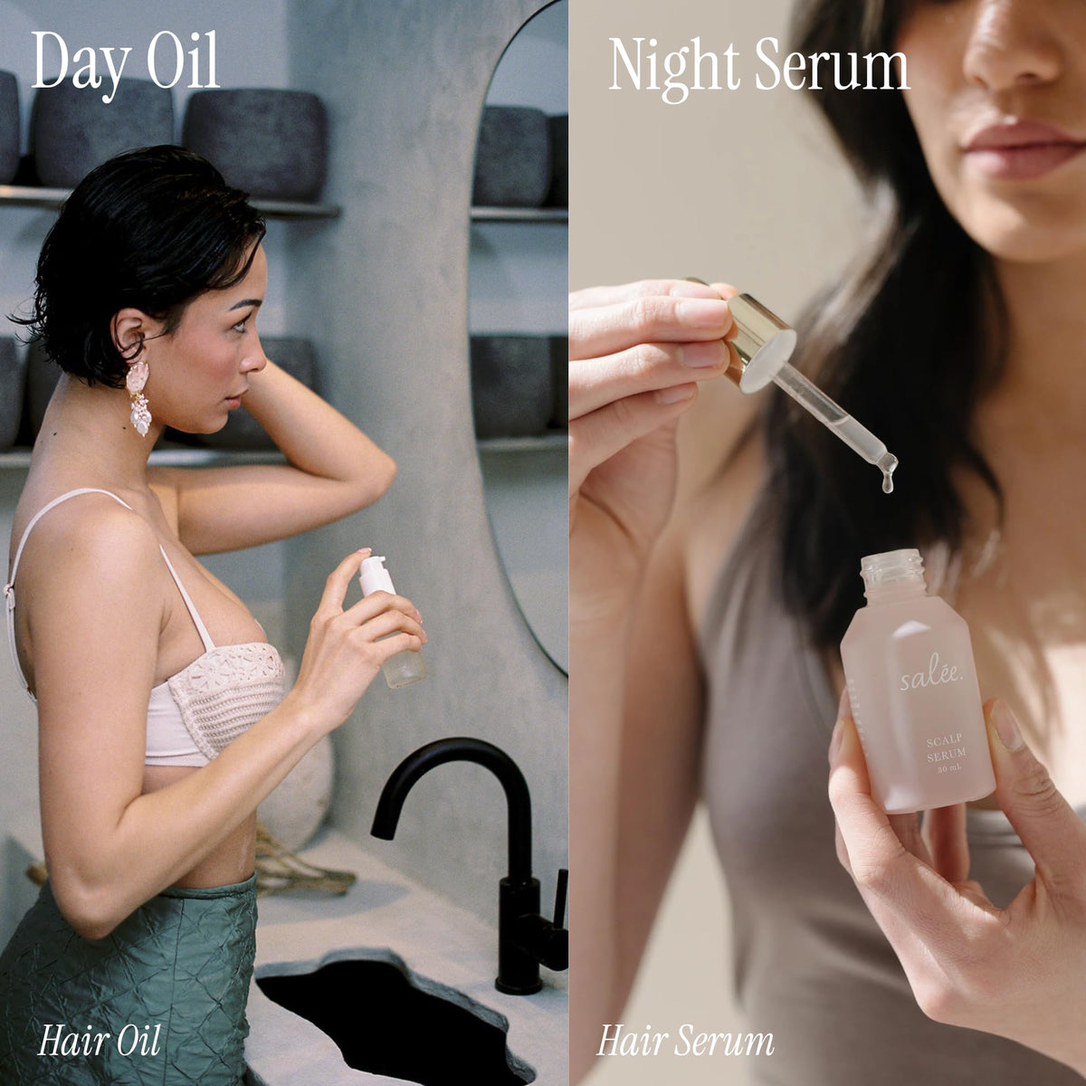 SALEE. Salée Hair Oil + Serum - For Curly, Dry & Wavy/Straight Hair Hydrating, Anti-Frizz, Scalp & Hair Health & More