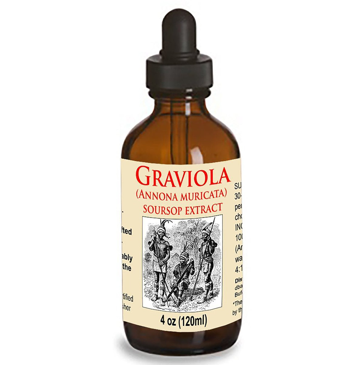 Organic Graviola Liquid Soursop Extract 4 oz Wildcrafted Tincture 