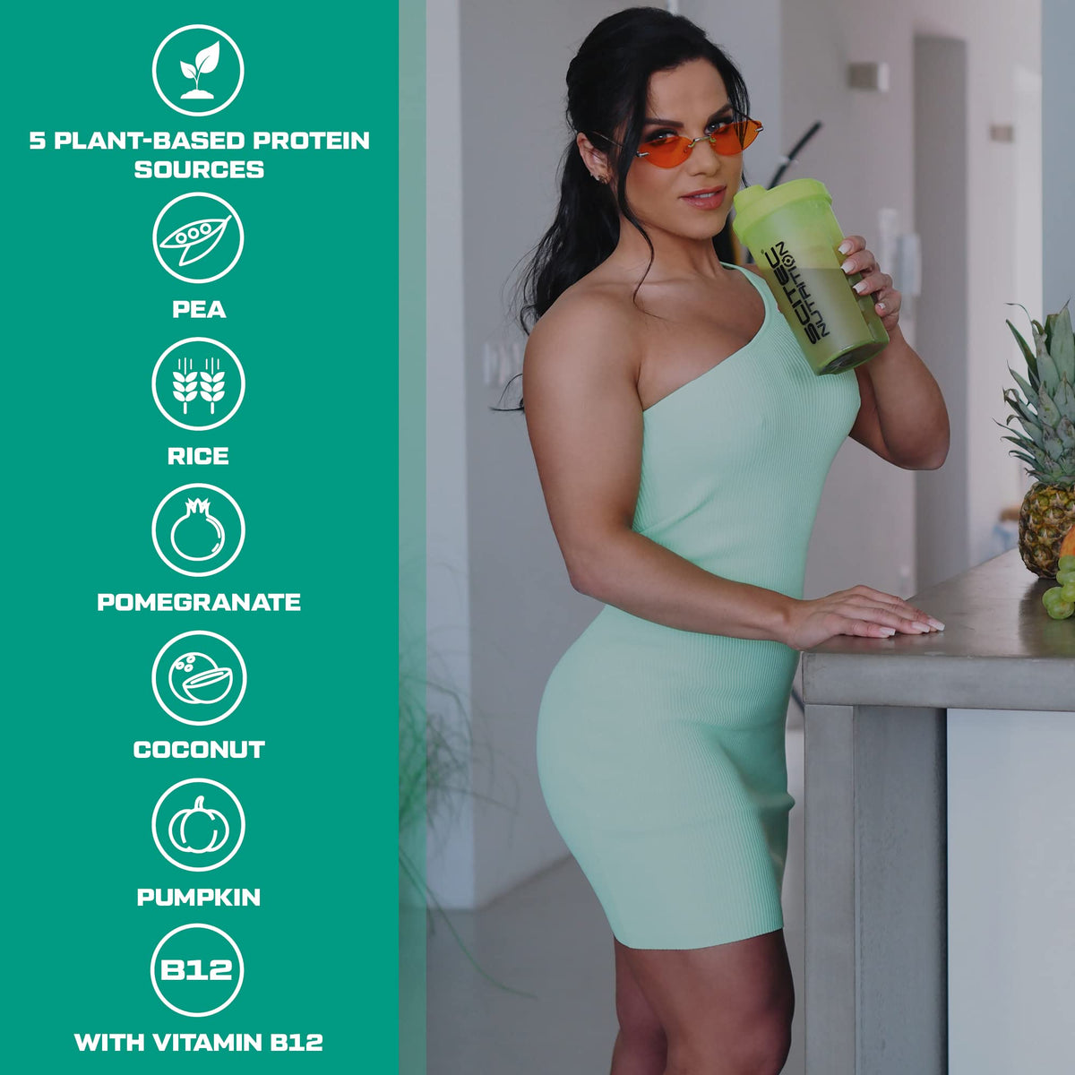 Scitec Nutrition 100% Vegan Protein - 5 Plant-Based Protein Sources - Fortified with Vitamin B12