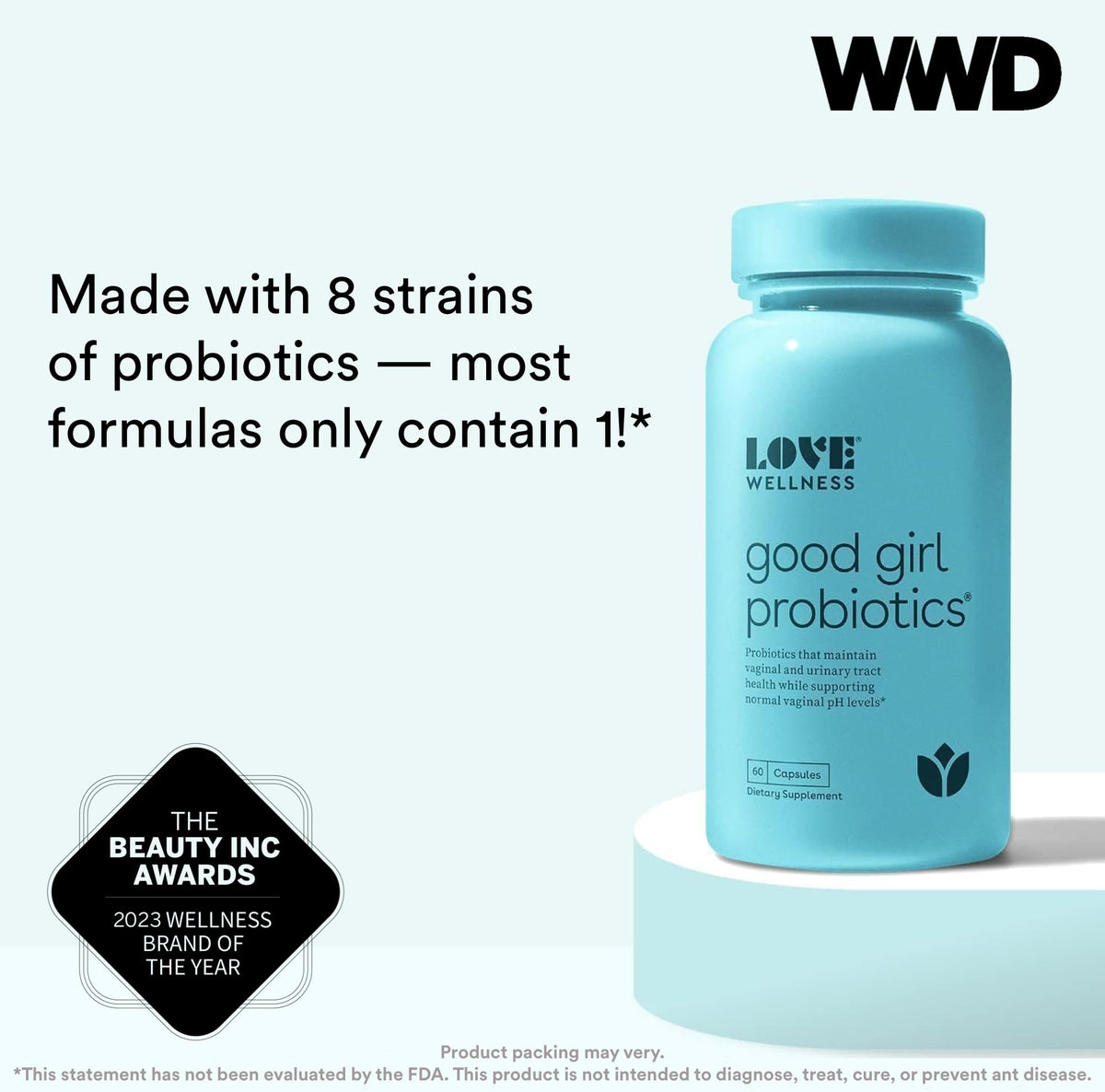 Love Wellness Flora Power & Good Girl Probiotics - Vaginal Suppositories & Prebiotics for Women