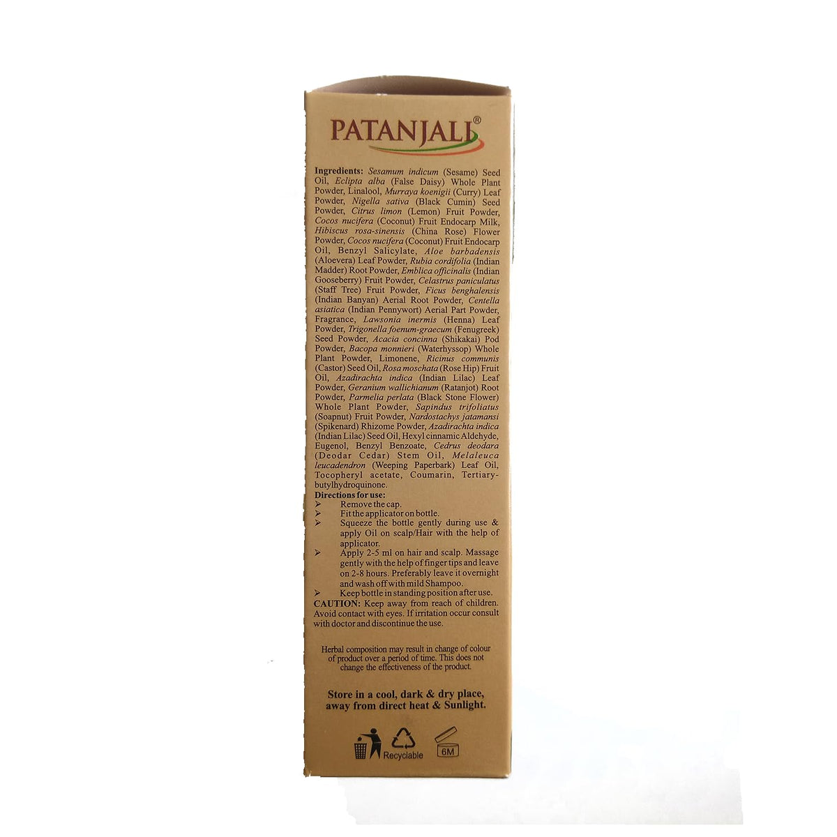 Patanjali kesh Kanti herbal Hair Expert Oil - 100ml / 3.38 fl oz