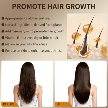 Batana & Rosemary Hair Growth Oil - Scalp Treatment & Strengthening for Growth & Loss, Thinning, Dry Scalp, Split Ends - Natural Hair Oil for Women & Men - Intensive Repair & Nourishing, 1 fl oz