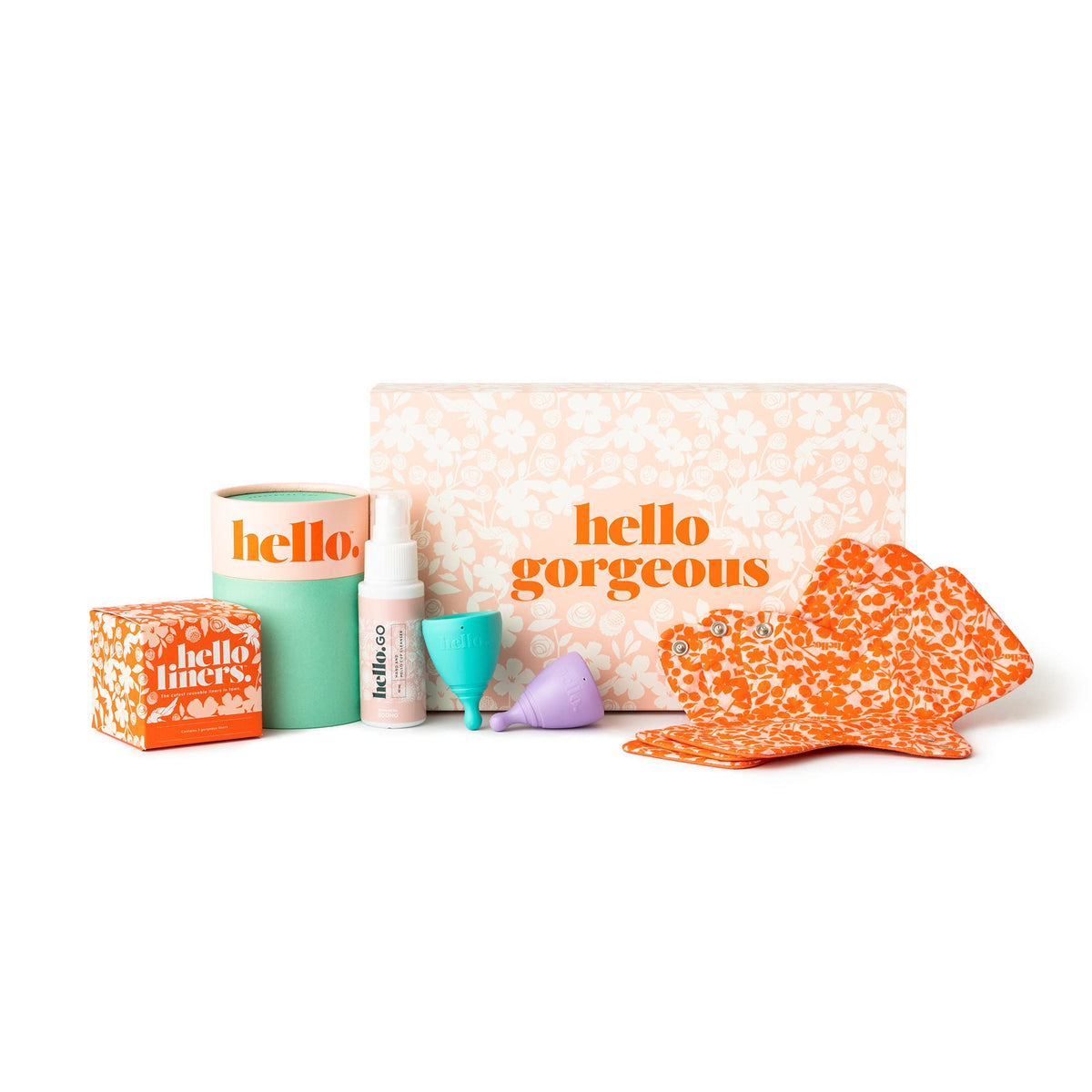 The Hello Starter Pack (Double Box XS/SM + 3-Pack Liners + Spray) 1 ea