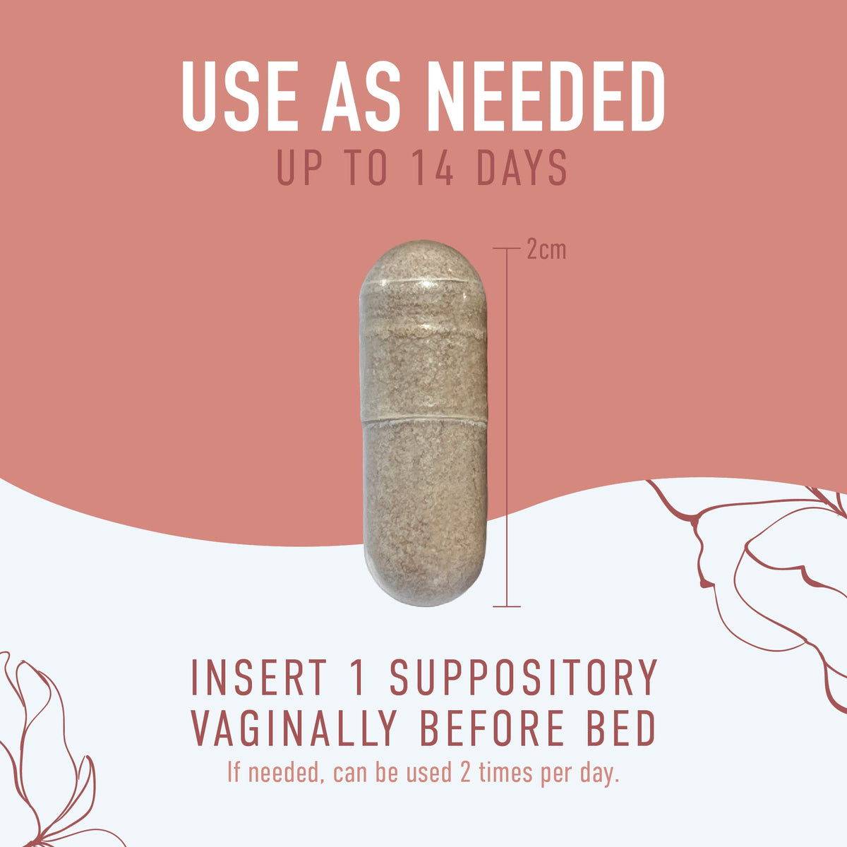 Boric Acid Suppositories for Women - 600mg - for pH Balance, Vaginal Odor & Itching - Feminine Intimate Health