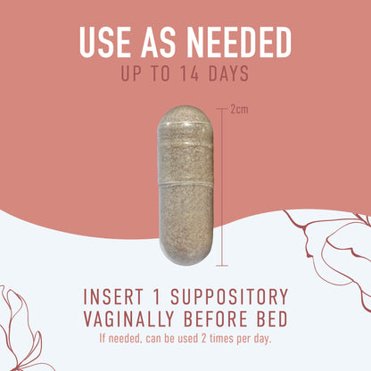 Boric Acid Suppositories for Women - 600mg - for pH Balance, Vaginal Odor & Itching - Feminine Intimate Health