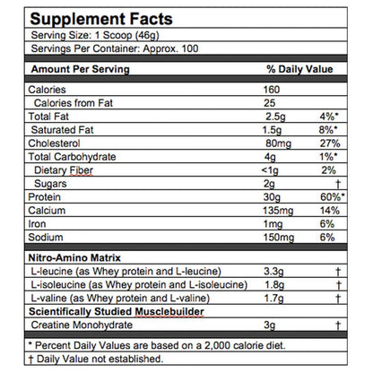 MuscleTech Nitro-Tech Whey Protein Powder Isolate & Peptides - Protein