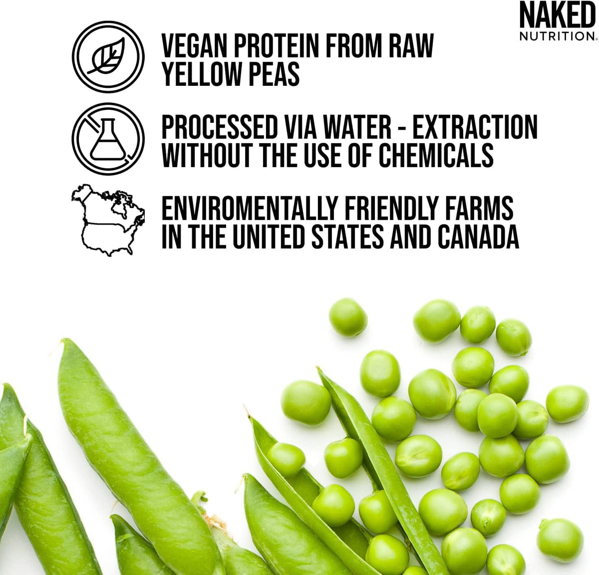 NAKED nutrition Naked Shake - Vanilla Protein Powder - Plant Based Protein Shake