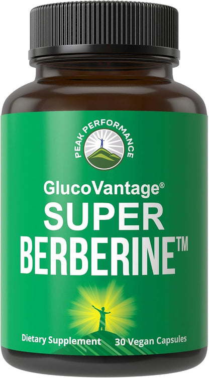 Dihydroberberine Super Berberine Supplement - GlucoVantage® 200mg Now 5X More Effective Than Regular Berberine HCL Powder Capsules. Metabolism Support Keto Friendly Plus Vegan Extract Pills