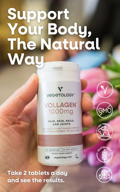 Vegetology Vollagen Plant Based Complex - Plant Based Protein Alternative to Collagen