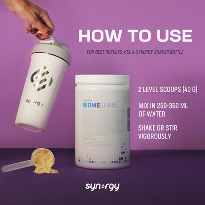 Synergy Worldwide Biome Shake 600 g - 22g Protein Powder Supplement - High in nutrients, Vitamins and Minerals
