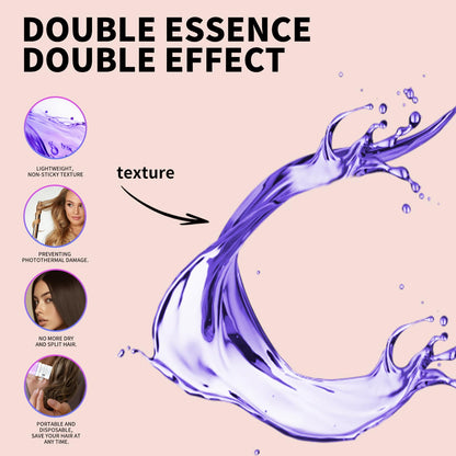 SEVICH Perfume Hair Oil Capsules 10-Pack, 2-in-1 Hair Treatment & Lightweight Serum, Heat & UV Protection, Frizz Control & Shine, Portable Travel Hair Care for All Hair Types