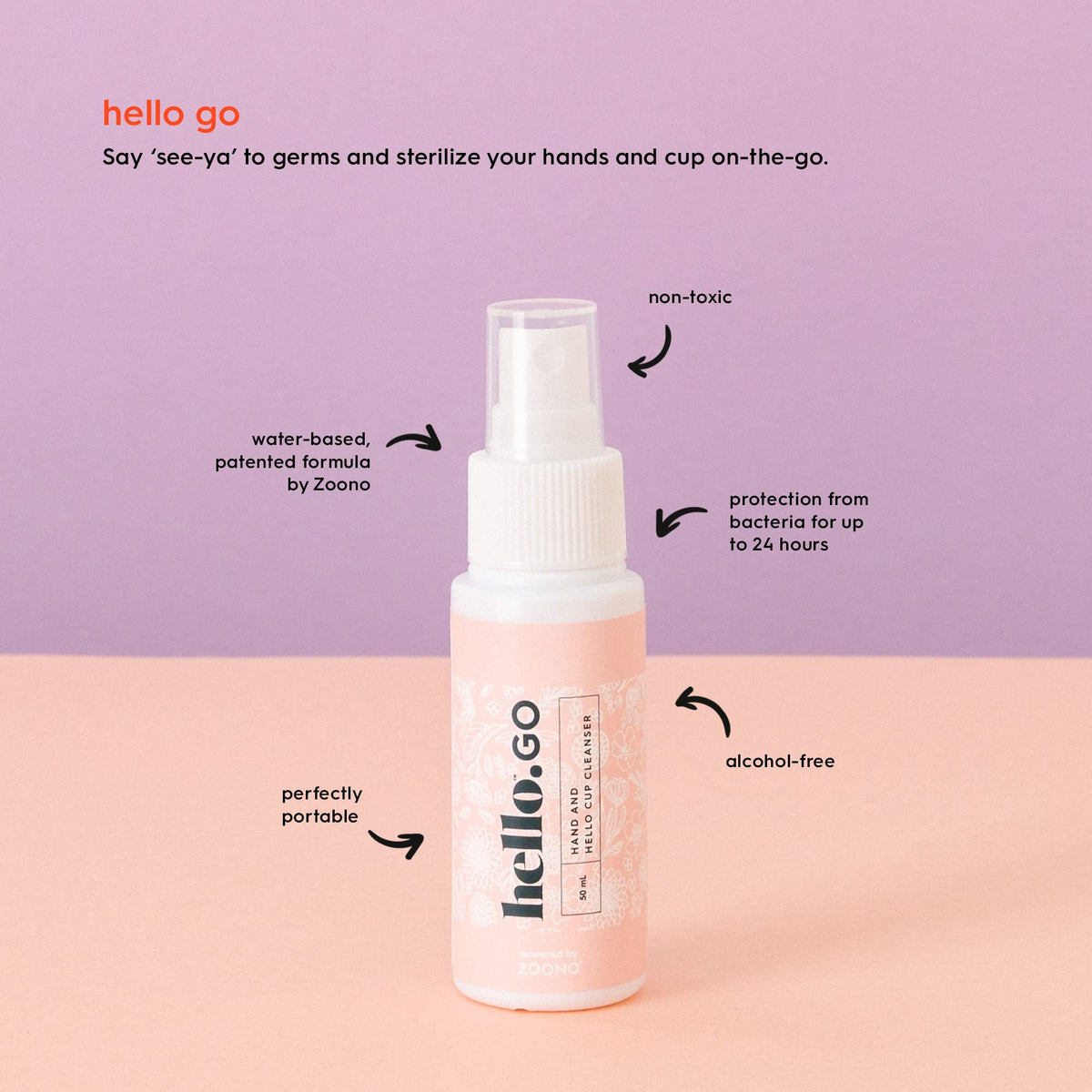 The Hello Starter Pack (Double Box XS/SM + 3-Pack Liners + Spray) 1 ea