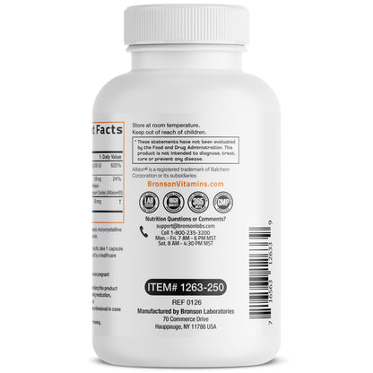 Bronson Vitamin K2+D3 Magnesium Glycinate Supplement, 60 Capsules - 3-in-1 Bone & Heart Health Support Formula, Non-GMO, Gluten Free, Soy Free