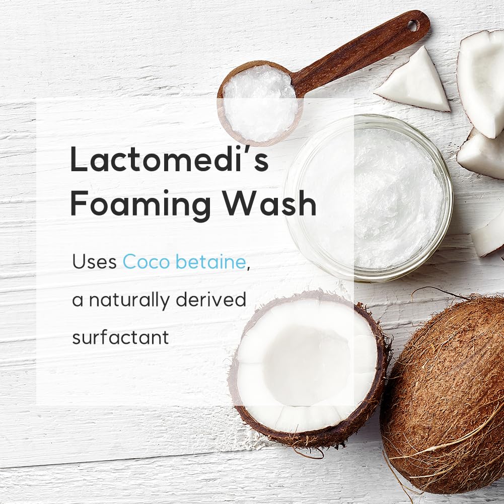 LACTOMEDI Feminine Foaming Wash - Gentle Foam Cleanser for Intimate Hygiene - pH-Balanced Formula