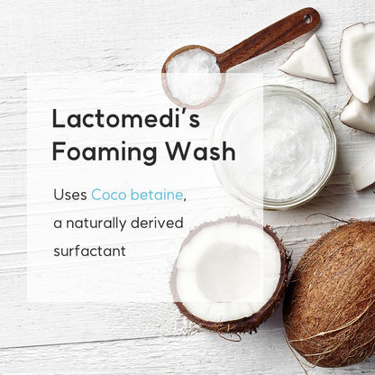 LACTOMEDI Feminine Foaming Wash - Gentle Foam Cleanser for Intimate Hygiene - pH-Balanced Formula