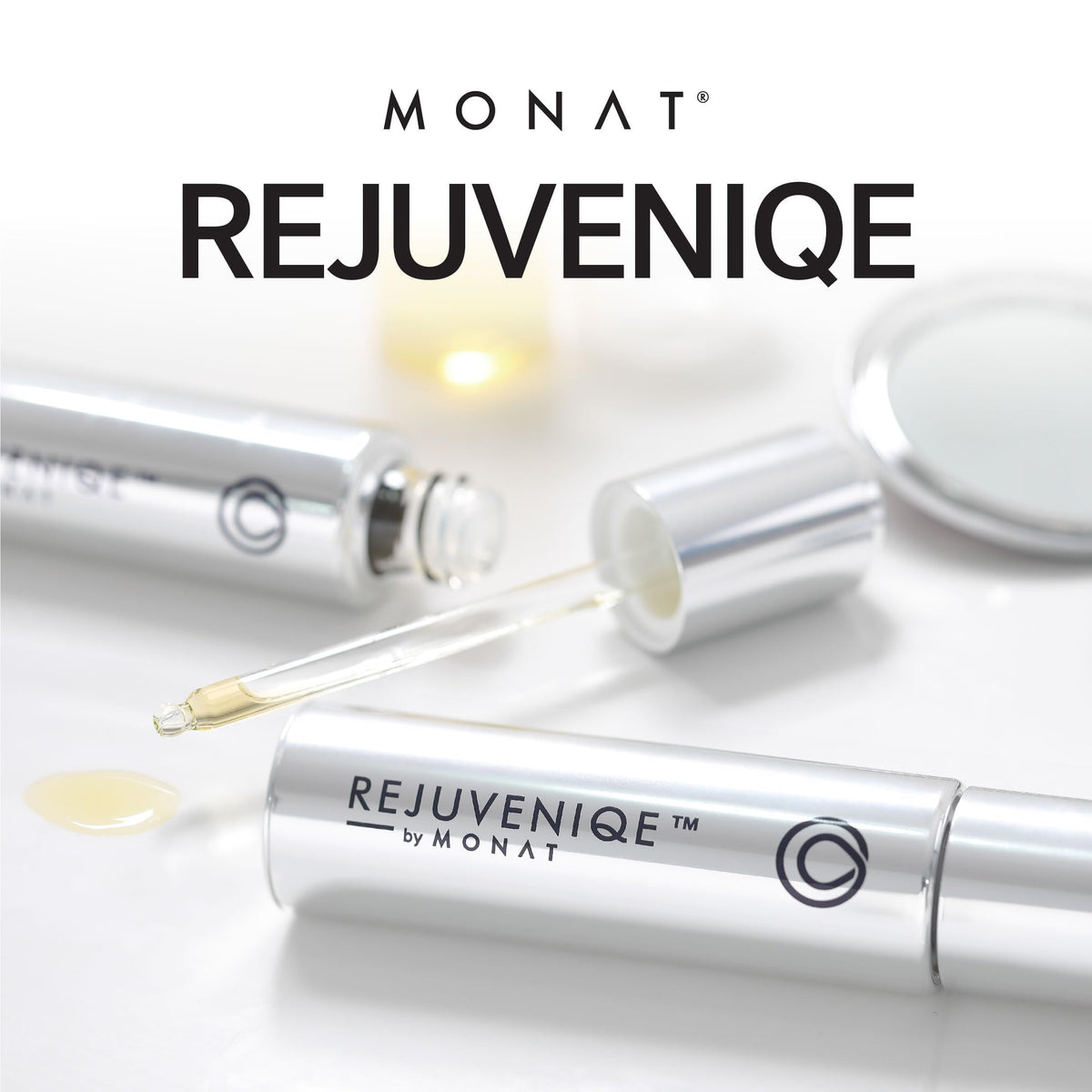 MONAT REJUVENIQE Oil - Multipurpose Hair & Skin Treatment - 13+ Natural Plant and Essential Oils - Hydrates, Strengthens, Reduces Frizz, Boosts Shine, and Provides Intense Hydration - 30ml (1.0 fl oz)