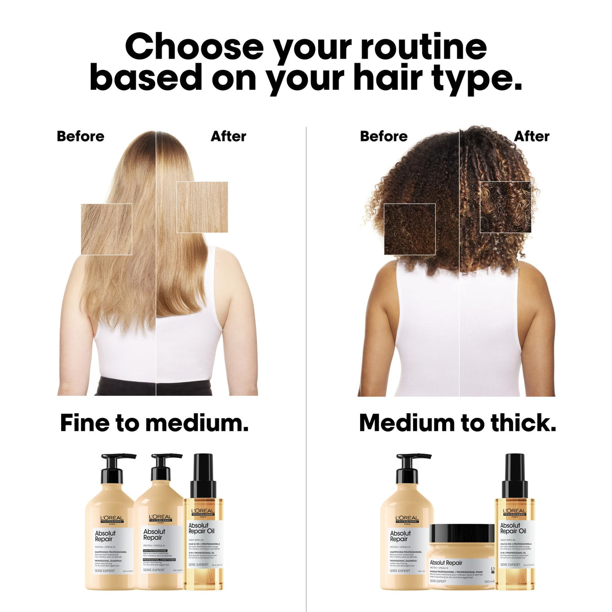 L'Oreal Professionnel Paris Absolut Repair 10-in-1 Oil - Nourishing Multi-Benefit Hair Oil For Dry & Damaged Hair, Smooths, Repairs Damage & Provides Hair Shine, Color Safe