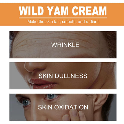 Wild Yam Cream, Women's Nature Yam Cream, Promoting Perimenopause & Menopause,Support All Skin Types