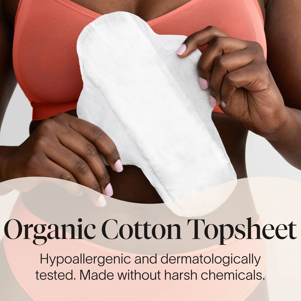 Cora Organic Pads - Ultra Thin Period Pads with Wings - Overnight Absorbency - Ultra-Absorbent
