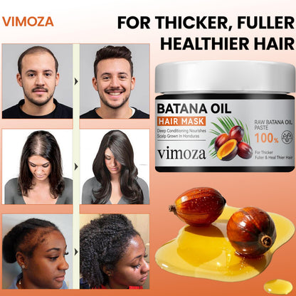 Batana Oil for Hair Growth, 100% Unrefined Natural Batana Oil Revitalized Hair Strength, Organic Raw Batana Conditioner For batana natural hair growth oilbatana oil organic for hair growth (1PACK)
