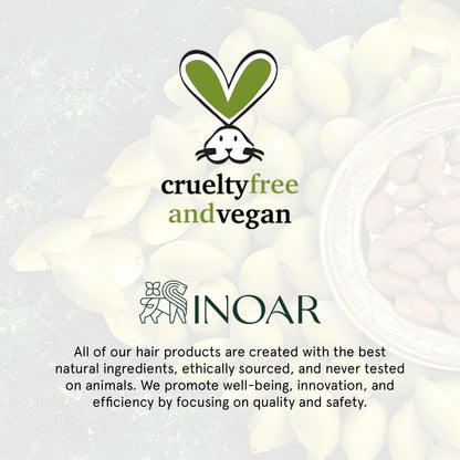 Inoar Argan Oil Hydrating Treatment Oil with Smoothing & Thermal Protection for Hair, Vegan & Cruelty-Free, 2 Fl Oz